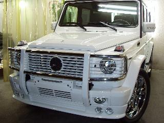 Mercedes Benz G500のコーティング